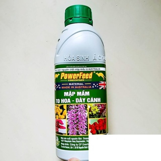 PowerFeed Phân cá Úc siêu đẻ nhánh, KHÔNG HÔI chai 1Lit