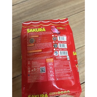 1kg cám cá koi,thức ăn 35% đạm cho cá phát triển tốt nhất.