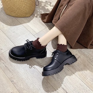 (Sẵn 39) Giày oxford hoa cúc thêu gót