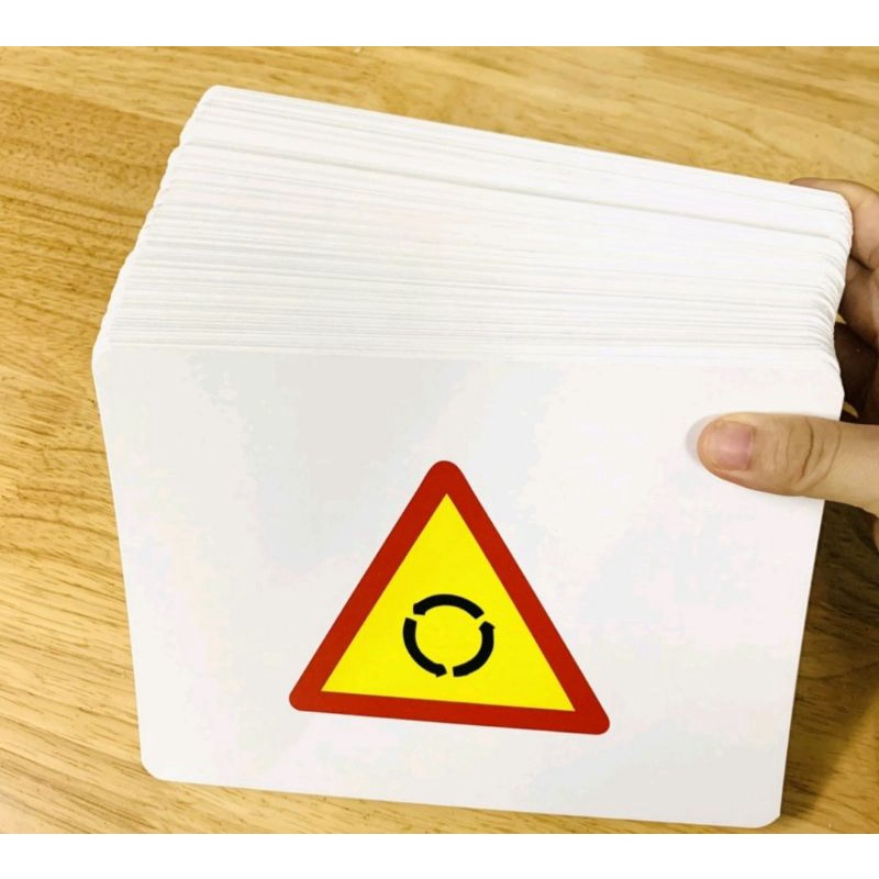 Thẻ flascard Biển báo giao thông đường bộ _ thẻ học thông minh