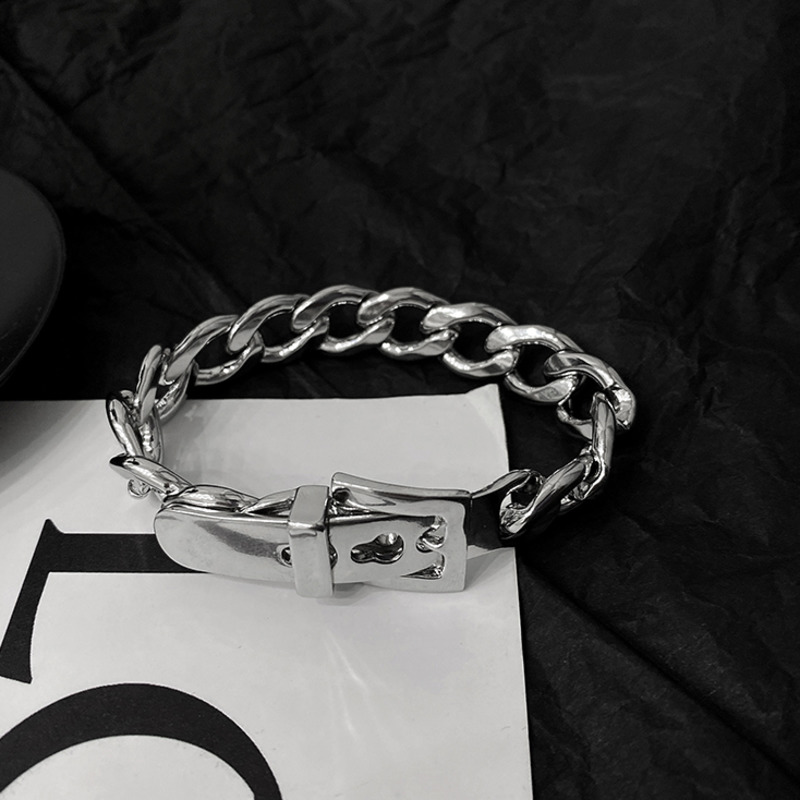 Vòng Tay Kim Loại Thiết Kế Đơn Giản Thời Trang