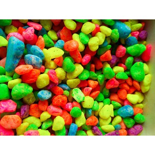 [HÀNG CÓ SẴN] Sỏi Màu Trang Trí Sân Vườn, Gốc Cây, Hạt Nhỏ 1cm, Túi 1Kg