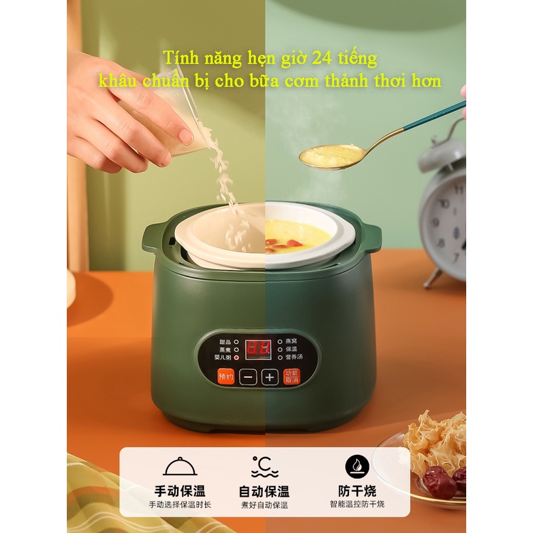 Nồi Nấu Chậm CHANGHONG , Nồi Chưng Yến Cách Thủy Có Kèm Xửng Hấp