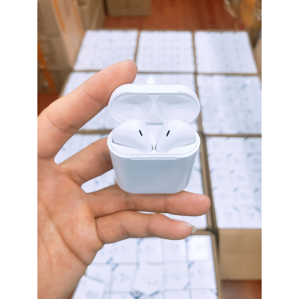 [Lỗi 1 Đổi 1] Tai Nghe Bluetooth Không Dây i12 TWS 5.0 Âm Thanh Nổi, Pin Bền,Cảm Biến Vân Tay Điện Thoại Apple và Androi | BigBuy360 - bigbuy360.vn
