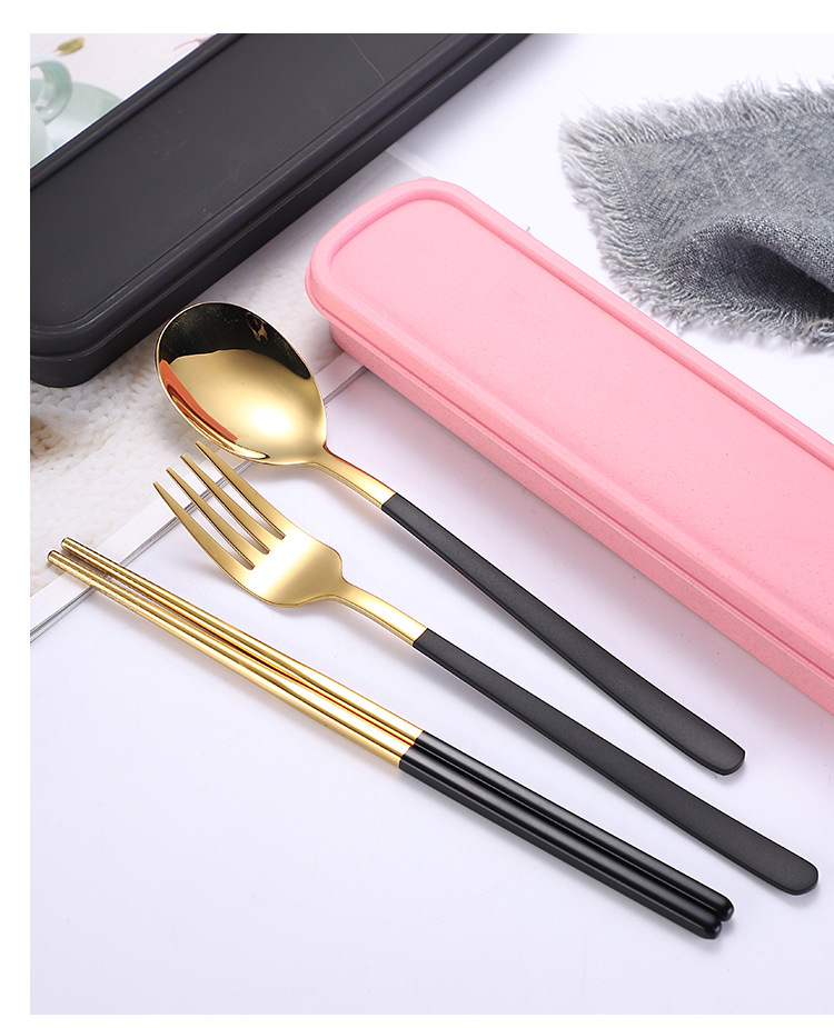 Bộ Đồ Ăn Bằng Thép Không Gỉ 304