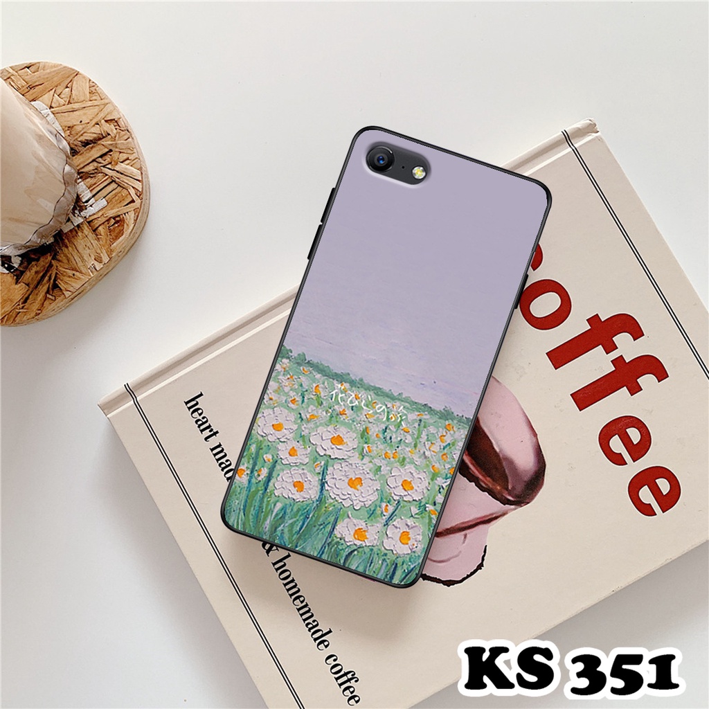 Ốp lưng Oppo A39 - Oppo A57 - Oppo F3 Lite - Ốp in hình Cánh đồng hoa - Chất liệu TPU siêu bền