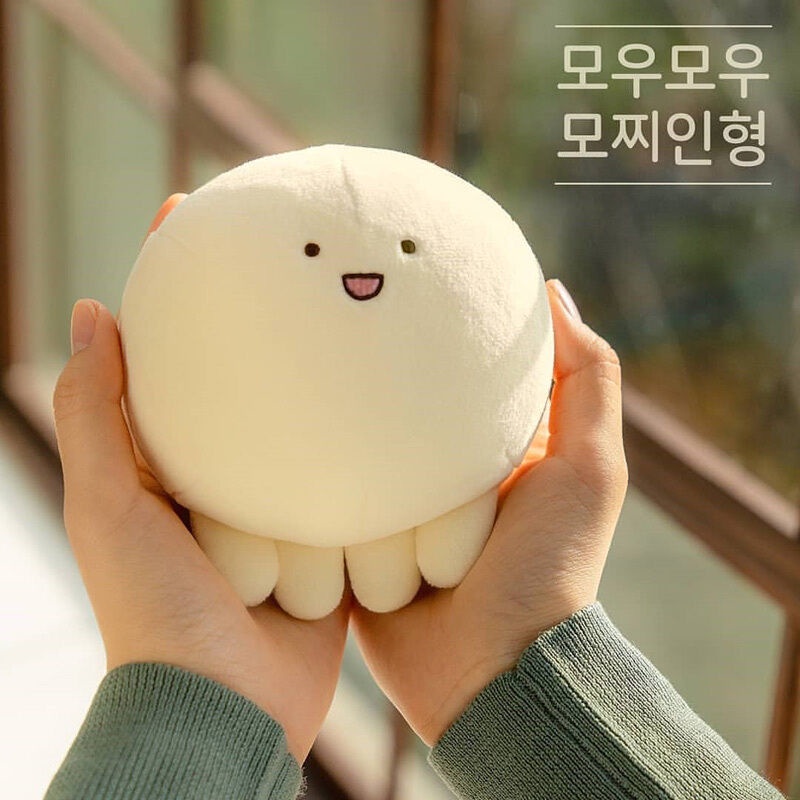 Gối Giữ Ấm Tay Hình Bánh Bao Bạch Tuộc Nhỏ Nhồi Bông Dễ Thương Dùng Làm Quà Tặng Sinh Nhật Cho Bé Gái