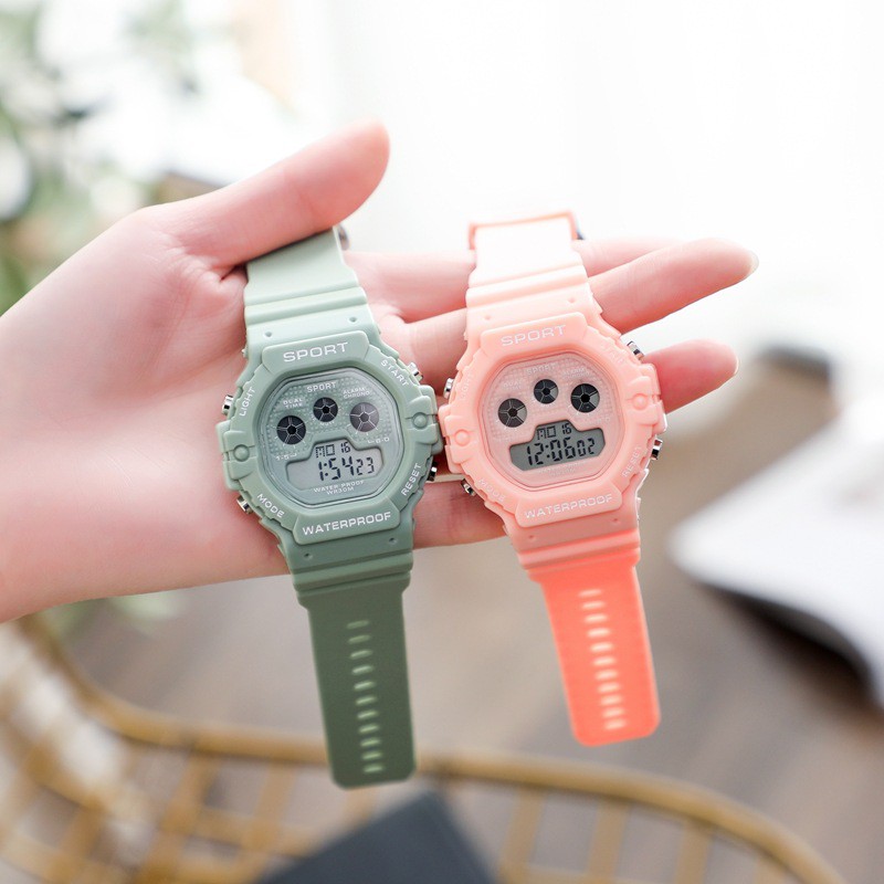 Đồng hồ điện tử nam nữ Sport S3V kiểu dáng thể thao, chống nước tốt, full chức năng | BigBuy360 - bigbuy360.vn