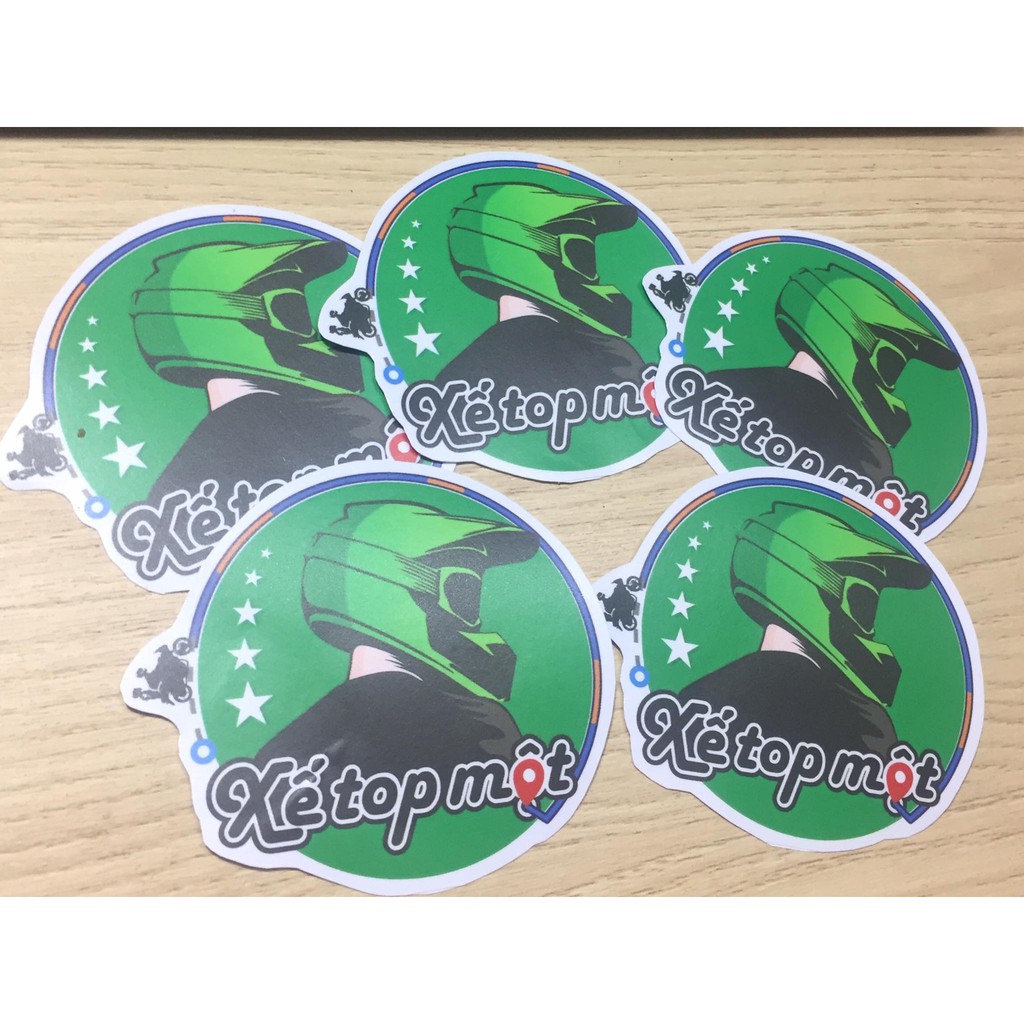 Combo 5 sticker Xế Top Một