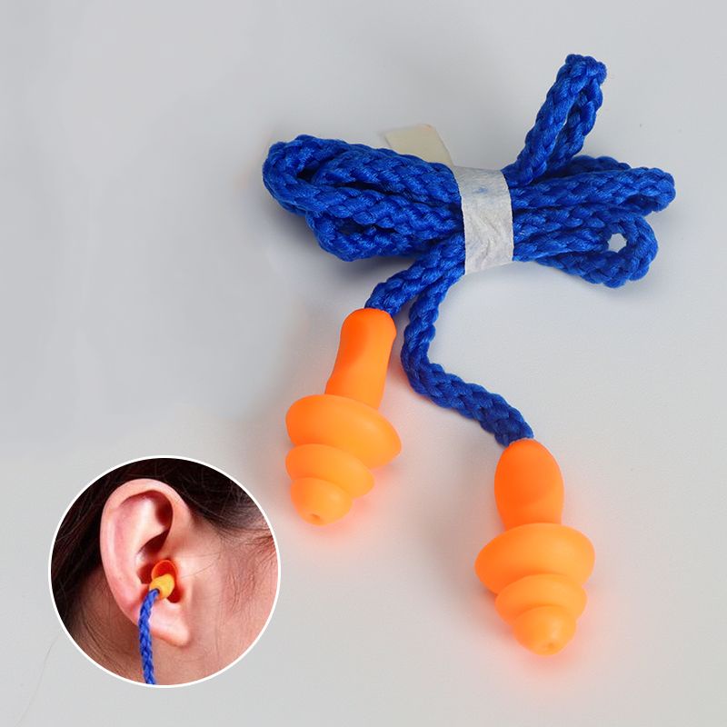 1 đôi Nút Bịt Tai Silicol Chống Ồn 3M 1270 Bảo Vệ Tai