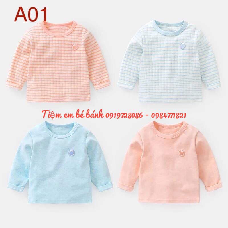 Áo thun thu đông cho bé ☄mã A01