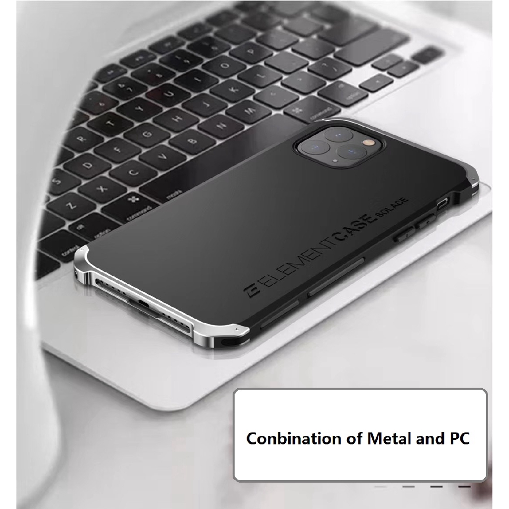 Element Case Solace Metal Case for iPhone 11 Pro Max Aluminium & PC Hard Back Cover for iPhone 11