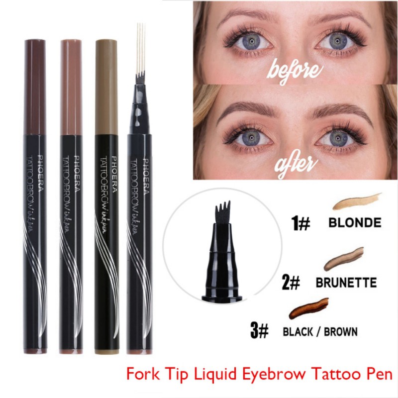 [Hàng mới về] Bút trang điểm kẻ chân mày PHOERA cao cấp tiện dụng