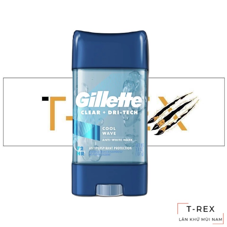 Lăn Khử Mùi Dạng Gel Gillette Cool Wave 107Gr (Dạng Gel)