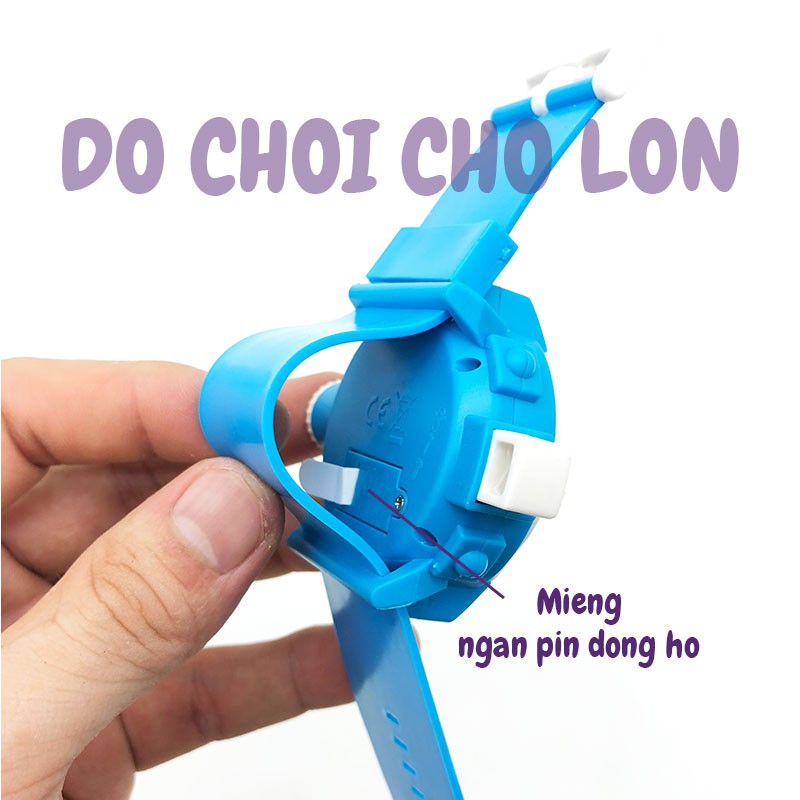 Vỉ đồ chơi đồng hồ Doraemon chiếu hình ảnh lên tường PP10618-3 - KhaDiTOYS