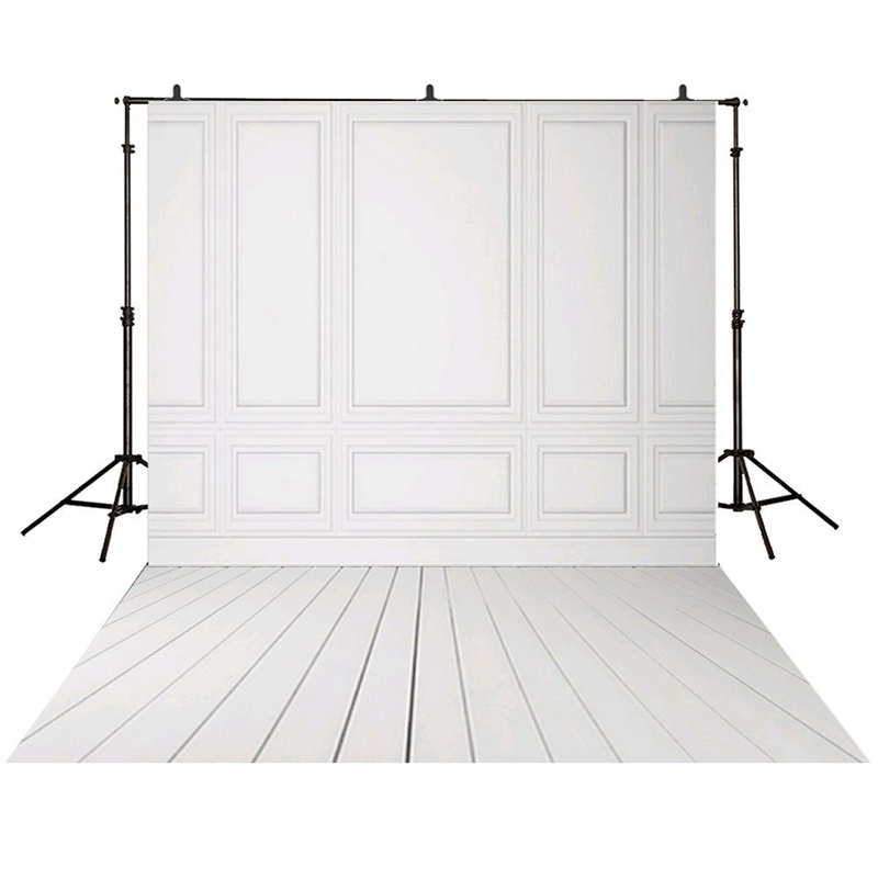 Giấy Dán Tường Giả Gạch Màu Trắng 3x5ft Dùng Làm Phông Nền Chụp Ảnh Cưới / studio