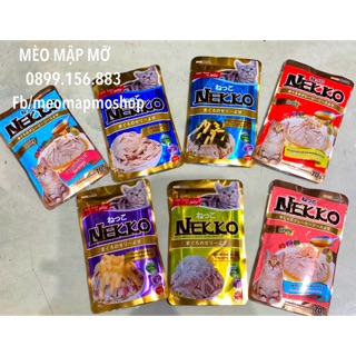 Nekko Thái lan pate gói dành cho mèo ( jelly - gravy - kitten )