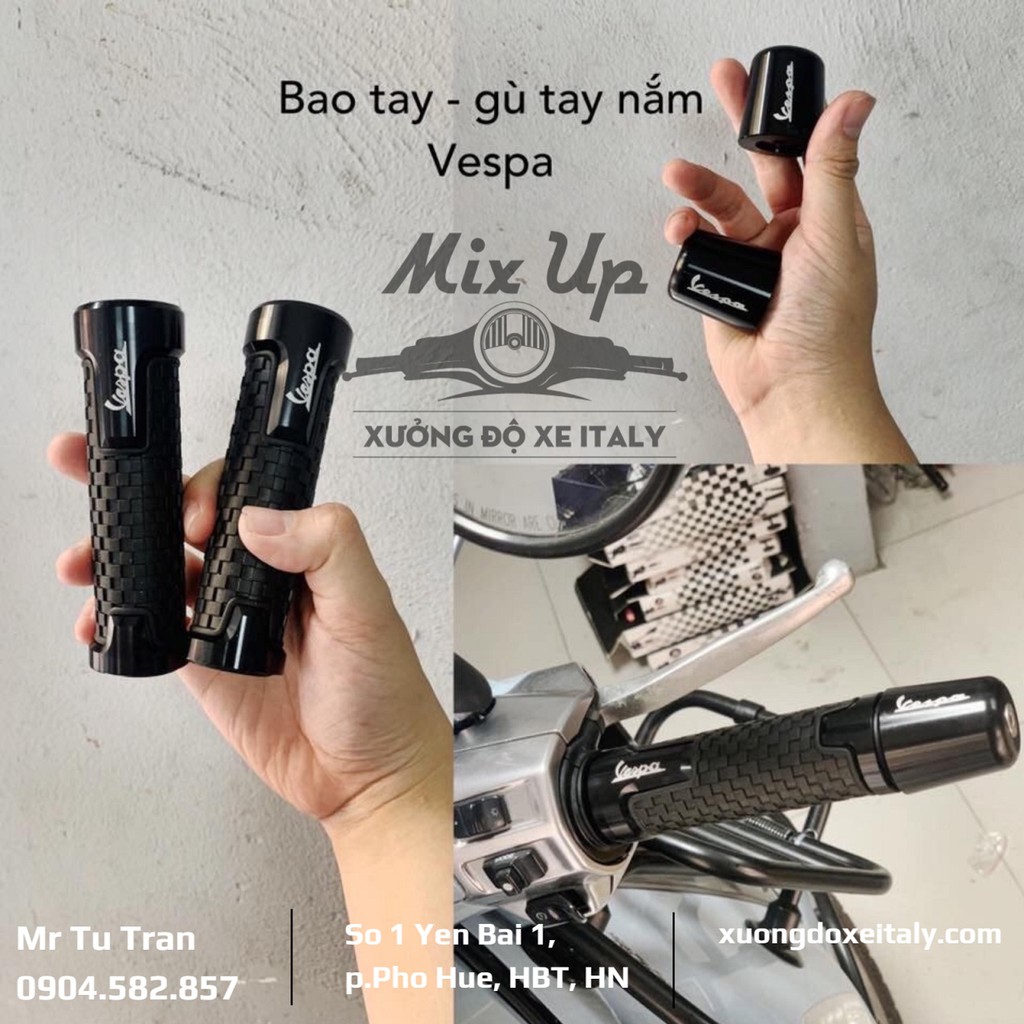 BAO TAY NẮM XE VESPA