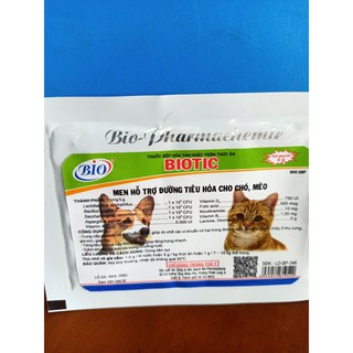 Men Tiêu Hóa Cho Chó Mèo BIOTIC 5g
