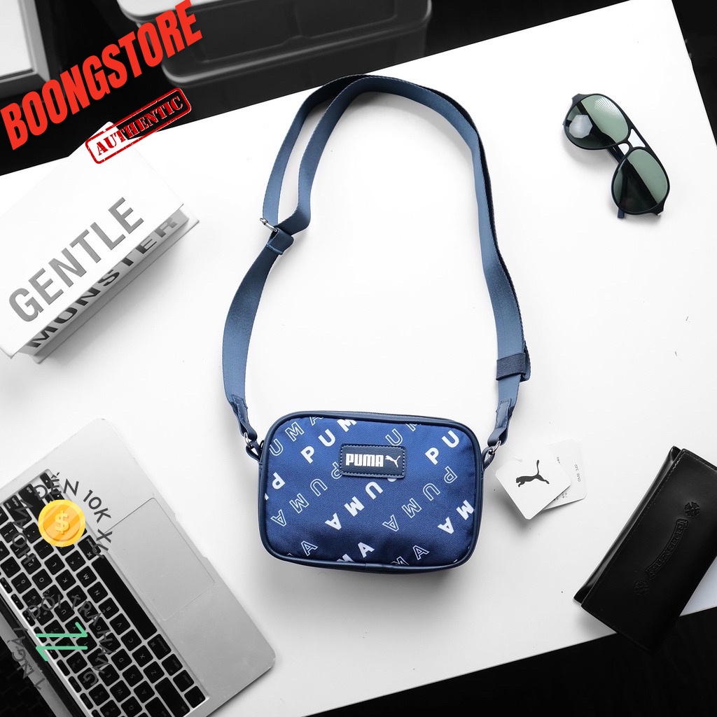 Túi Đeo Chéo Unisex  CROSSBODY PUMA Phối Da New 2022  chuẩn aut.Ảnh thật