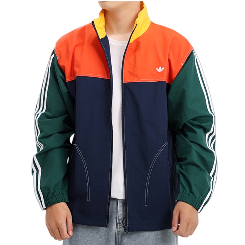 Áo Khoác Thể Thao Adidas 100% Chính Hãng Cổ Đứng Phối Màu Tương Phản GD2054
