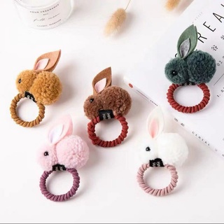 Dây cột tóc thỏ bông dễ thương