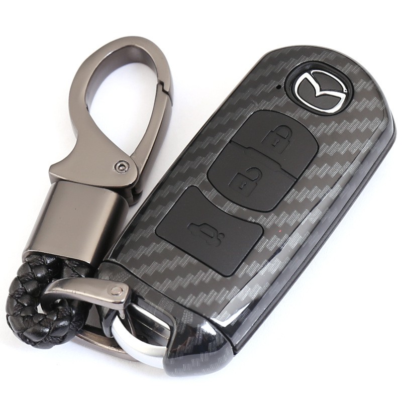 Bao chìa khóa mẫu cacbon cho Mazda 2, Mazda 3, Mazda 6, Mazda Cx5, CX8
