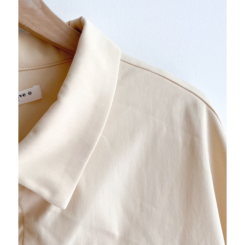 Áo khoác bo nhún sườn gấu, túi chờm, tay chờm Twentyfive TK15