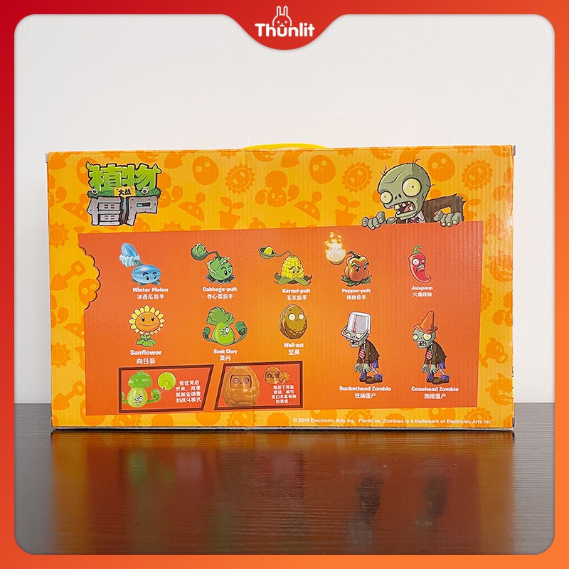 Bộ đồ chơi Plants VS Zombies Thunlit Bằng ABS Thiết
