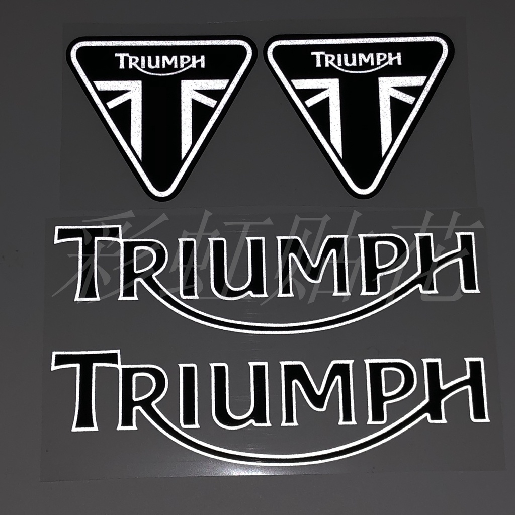 Miếng dán hình biểu tượng Triumph phản quang Tiger Sport 660 850 900gt Trident 660 Street Triple R Speed Triple 1200rs