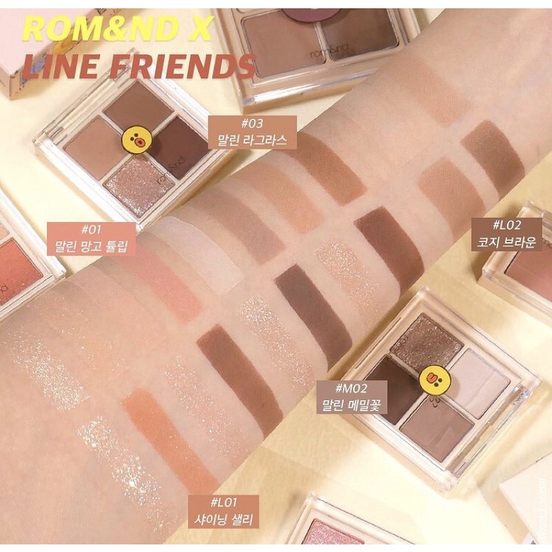 Set son Romand Tiny But Mighty x Line Friends