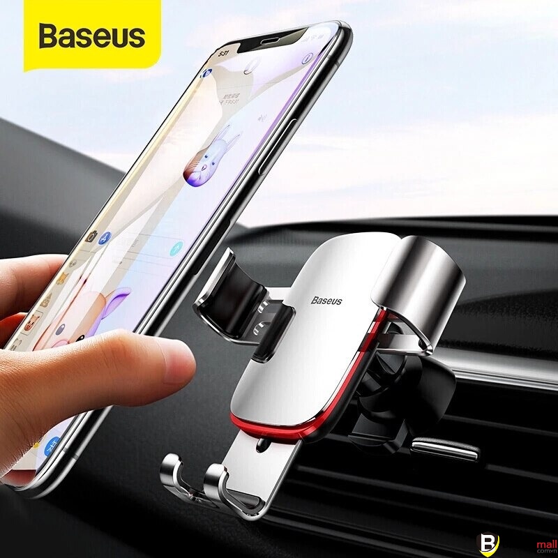 Baseus -BaseusMall VN Bộ đế giữ điện thoại khóa tự động dùng cho xe hơi Baseus Metal Age Gravity Car Mount