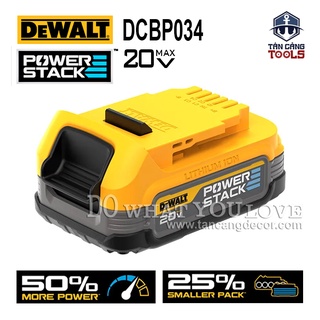 Pin powerstack 20v 1.7ah dewalt dcbp034-kr