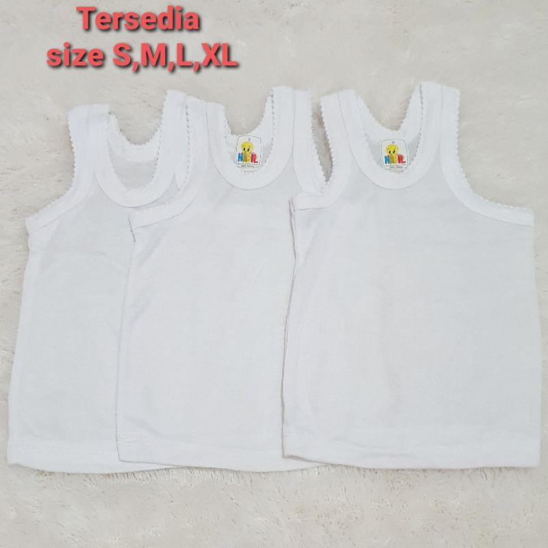 Áo Thun Trắng Trơn Size S M L Xl (k0 / Sr) Cho Bé