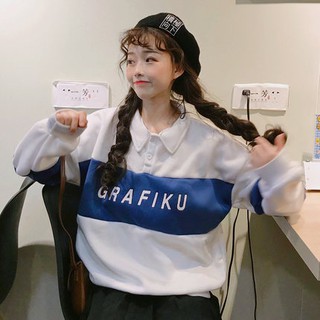 Áo nỉ nữ dáng rộng
