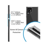 Ốp Lưng Trong Suốt Crystal Clear cho Samsung Galaxy S22 / Galaxy S22 Plus / Galaxy S22 Ultra
