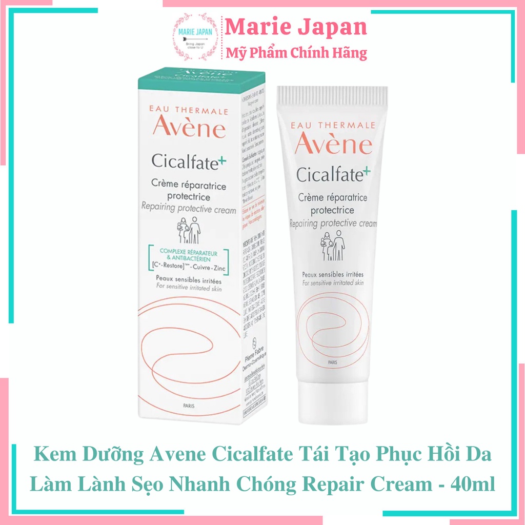 Kem Dưỡng Avene Cicalfate Tái Tạo Phục Hồi Da Làm Lành Sẹo Nhanh Chóng Repair Cream