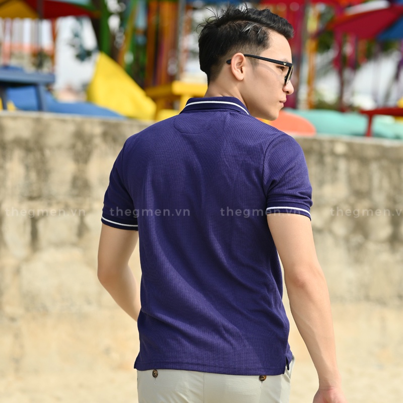 Áo Polo nam The GMEN Pima Polo Shirt bề mặt dệt Double Face siêu mềm mịn, chuẩn form