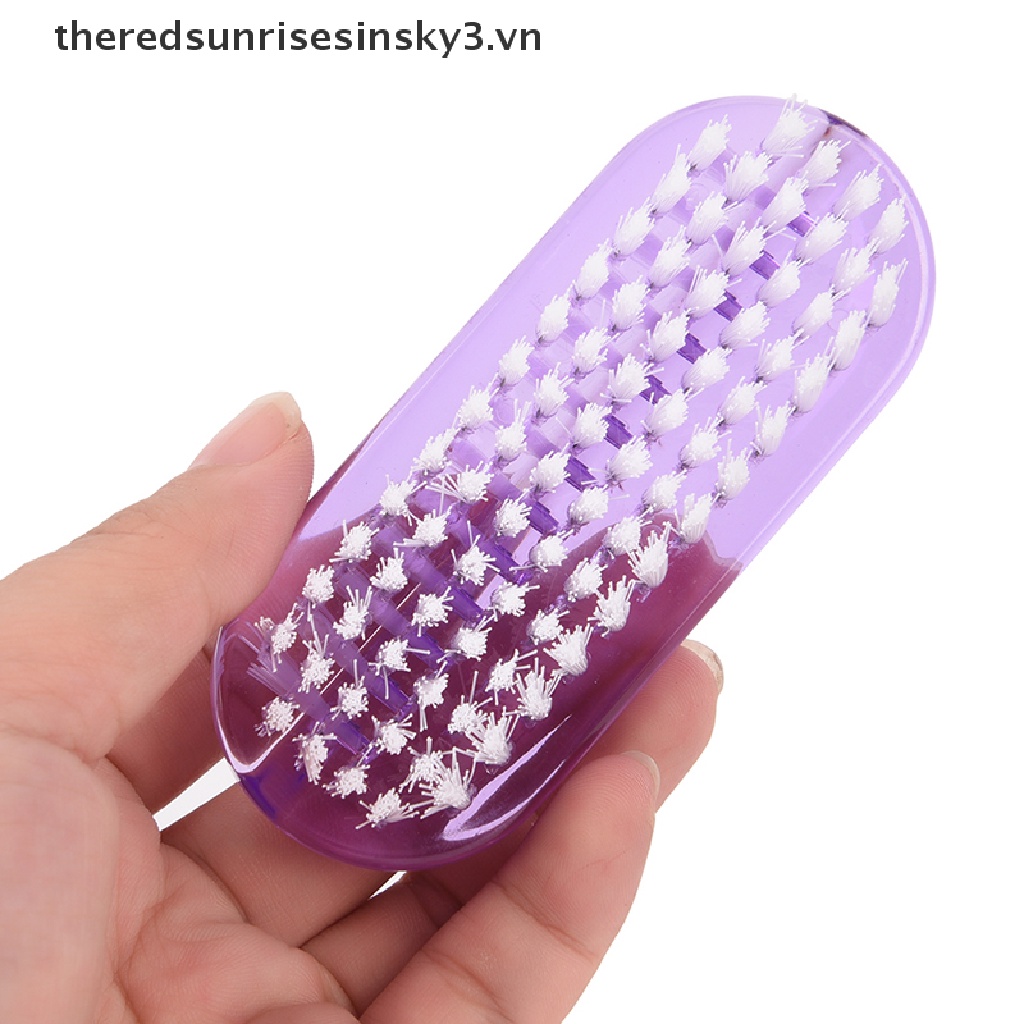 Cọ Nhựa Hai Đầu Dùng Để Vệ Sinh Móng Tay