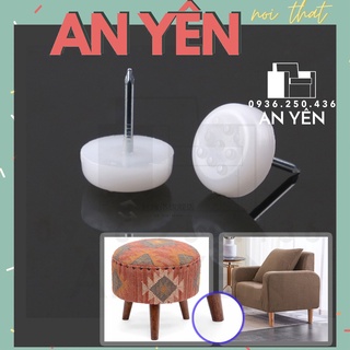 Chân đinh nhựa đóng chân bàn ghế chống trầy sàn nhà đường kính 22mm dày 5mm
