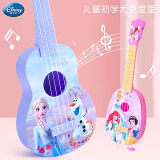 Disney Ukulele Little Guitar Trẻ em Nam và Nữ Đồ chơi âm nhạc cho người mới bắt đầu