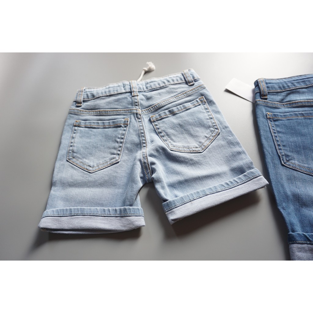 Quần short jean bé trai Oshkosh 16-40kg chất mềm mại, co giãn