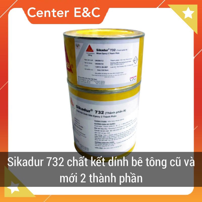 [CHÍNH HÃNG] Keo kết nối bê tông cũ và mới Sika dur 732 Bộ 1kg Giá rẻ