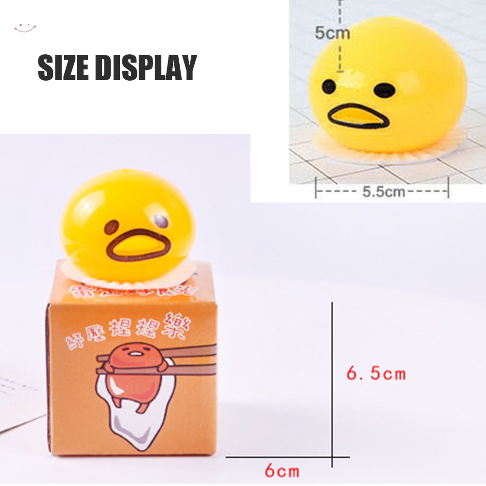 Đồ Chơi Lòng Đỏ Trứng Lười Biếng Dễ Thương Vui Nhộn