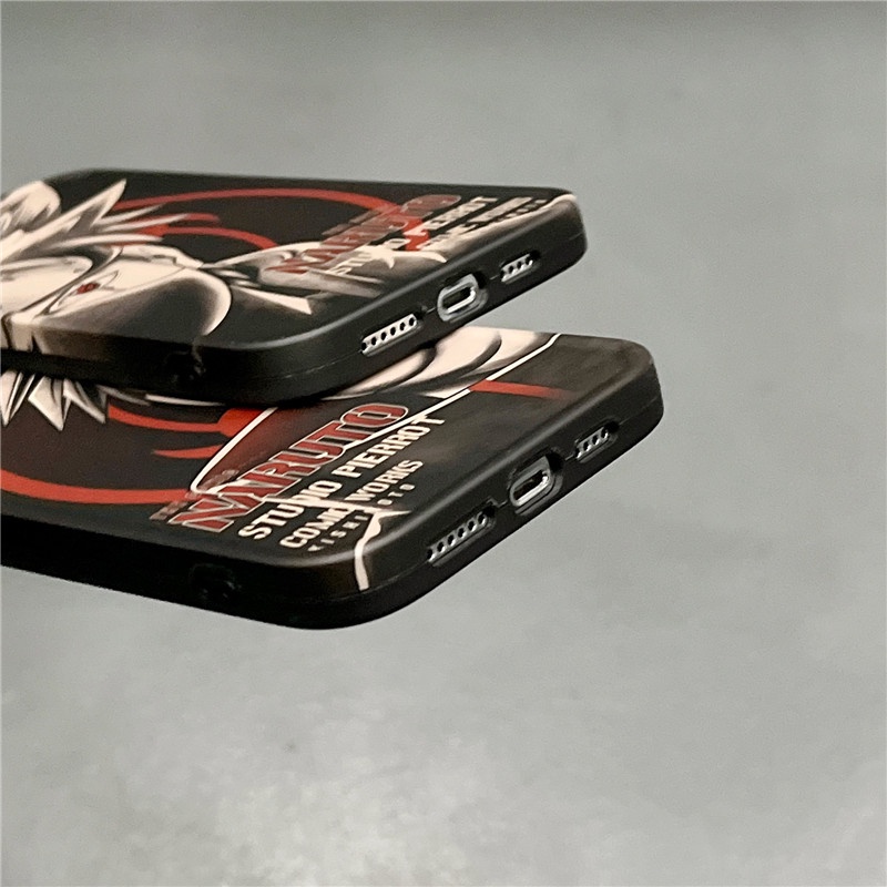 Ốp Điện Thoại Mềm Họa Tiết Hoạt Hình naruto Hatake Kakashi Uchiha Obito IMD Cho IPhone14 Plus Pro Max 13 12 11 MAX X / XS XR XSMAX