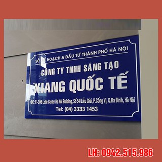 BẢNG TÊN CÔNG TY 30X40cm