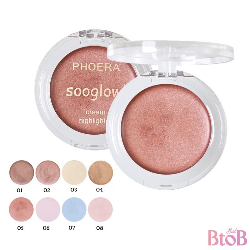 ✨Btob✨ Highlighter Maquillaje mang lại gương mặt bóng khỏe cho phái đẹp