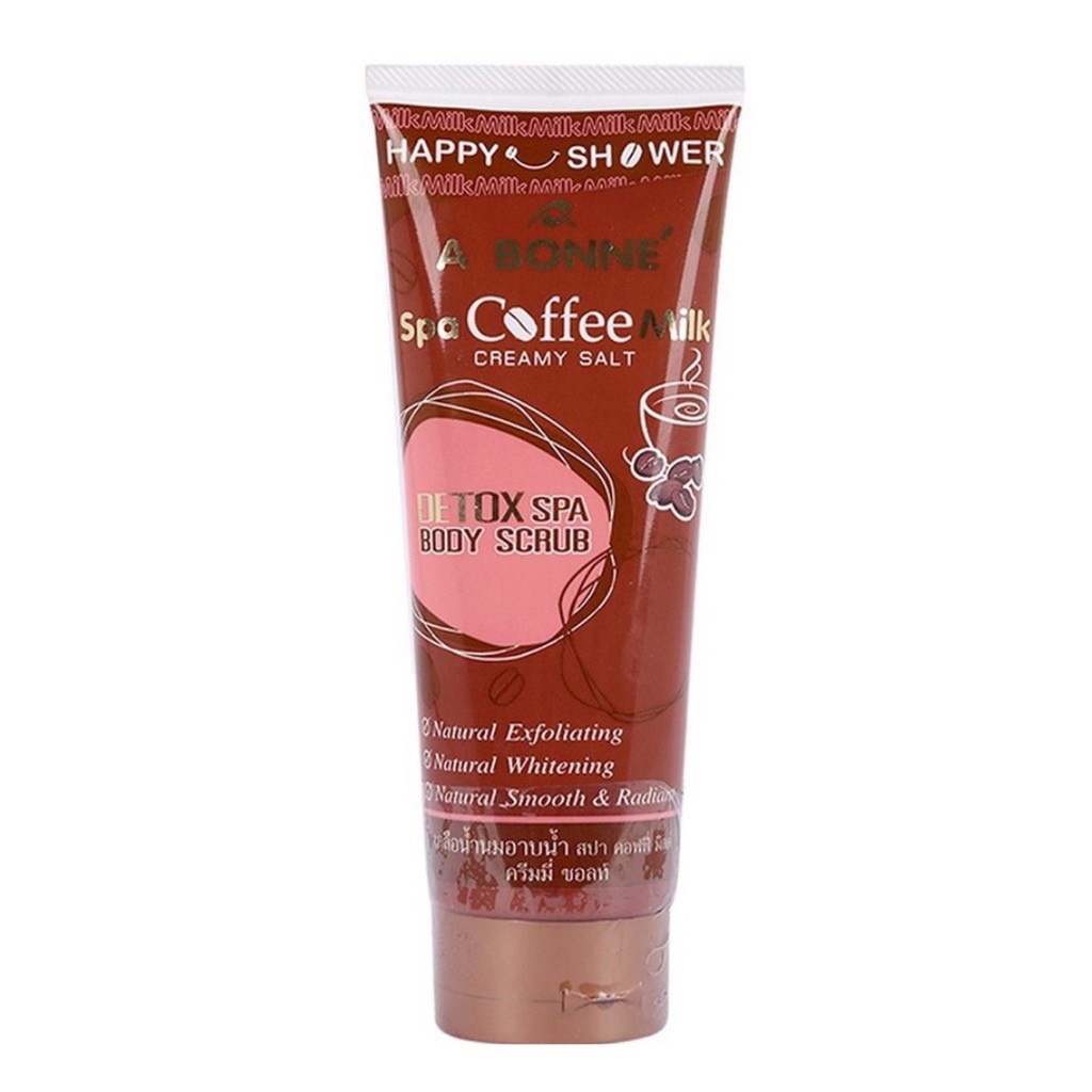 (Tuýp) Muối Tắm A Bonne Thái Lan Cao Cấp Spa White Creamy Salt Tẩy Tế Bào Chết 350gr hàng chính hãng