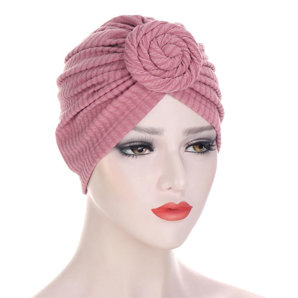 Khăn Trùm Đầu Turban Màu Sắc Đất Sét 1 Cái
