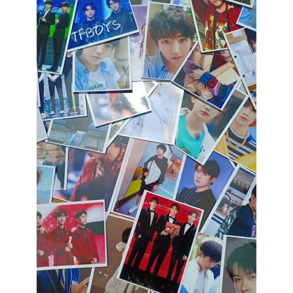 Combo ảnh 6x9 TFBoys (Vương Tuấn Khải, Vương Nguyên, Dịch Dương Thiên Tỉ) - ÉP PLASTIC - in theo yêu cầu